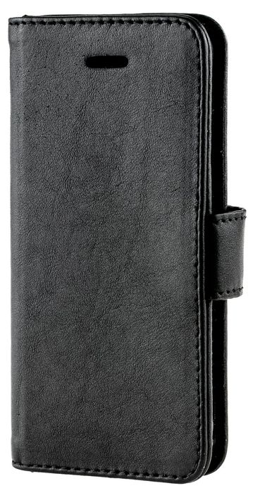 Кожаный чехол-книжка Valenta для Apple iPhone 5/5s/ iPhone SE с накладкой и подставкой, The black
