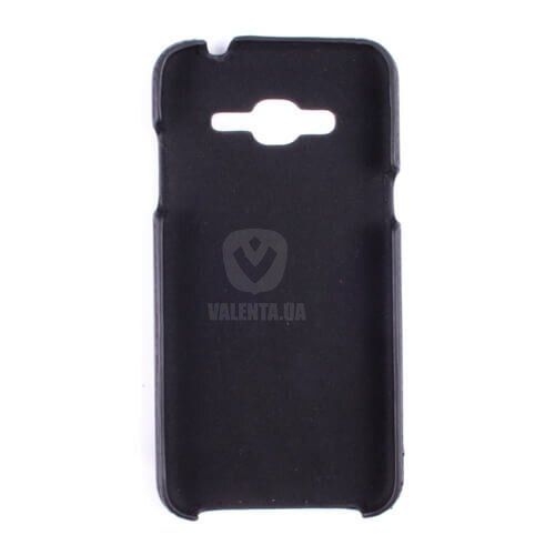 Кожаный чехол-накладка Valenta для телефона Samsung Galaxy J5 (2016) J510H/DS, Черный