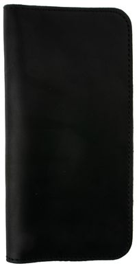 Кожаный чехол-кошелек Valenta Libro с отделением для телефона до 170x86x15 мм Черный, Черный