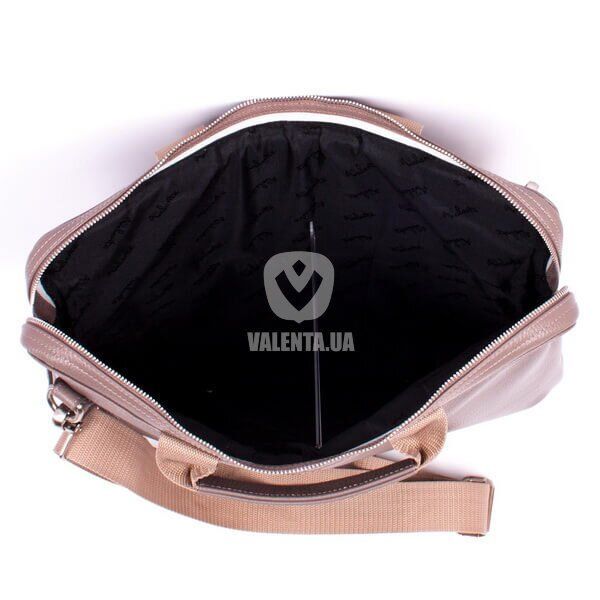 Кожаная сумка Valenta для ноутбука до 16 дюймов мокко, Mocha