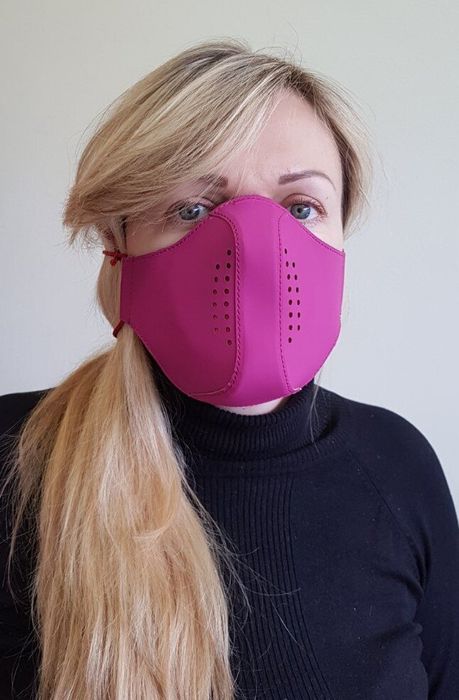 Многоразовая защитная маска для лица Valenta Розовая, ВХ7461, Розовый