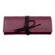 Шкіряна бордова сумочка-футляр для прикрас Valenta марсала, ВХ404629, Бордовий