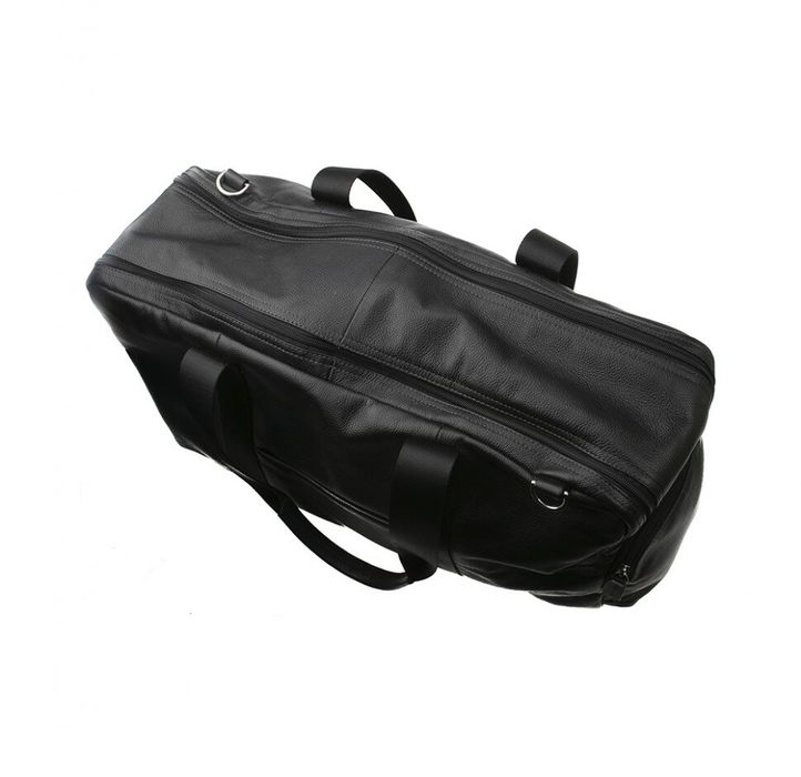 Кожаная дорожная сумка Valenta Bag A1 (Черный), Черный