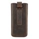 Кожаный чехол-карман Valenta C1009 для One Plus 6 Темно-коричневый, Коричневый