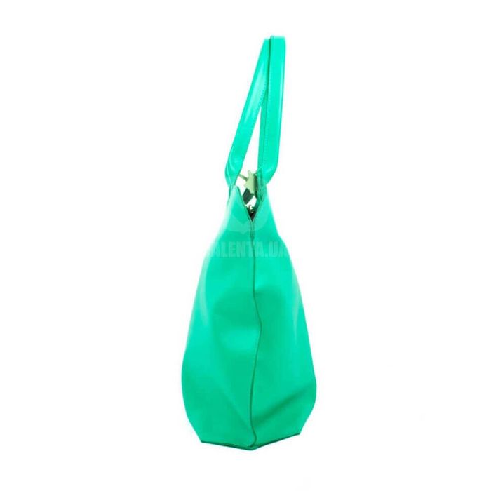 Летняя кожаная женская сумка-шоппер Valenta