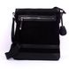 Кожаная мужская сумка-планшет Valenta ВМ7026 из замши, Черный