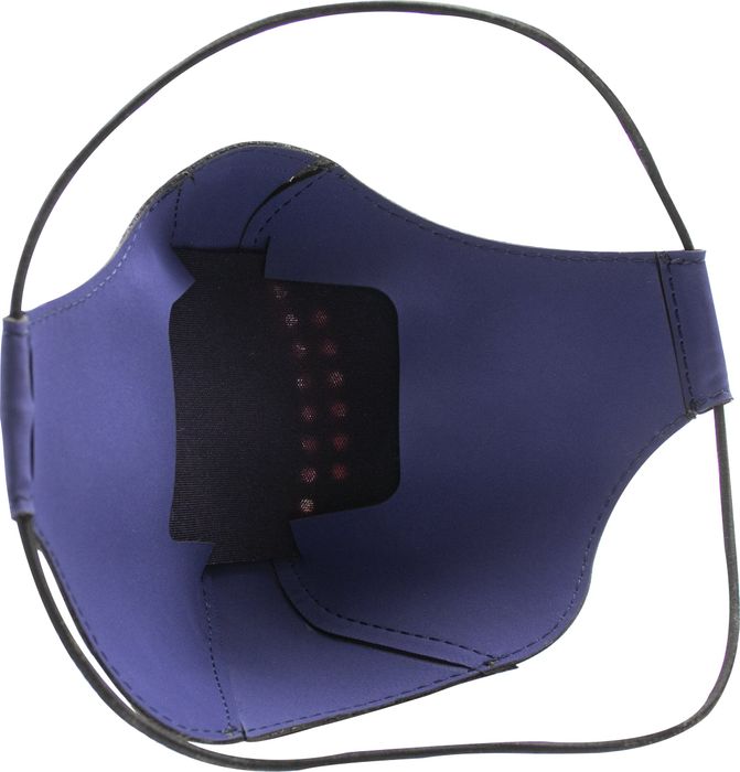 Многоразовая защитная маска для лица Valenta Синяя, ВХ746, Темно-синий