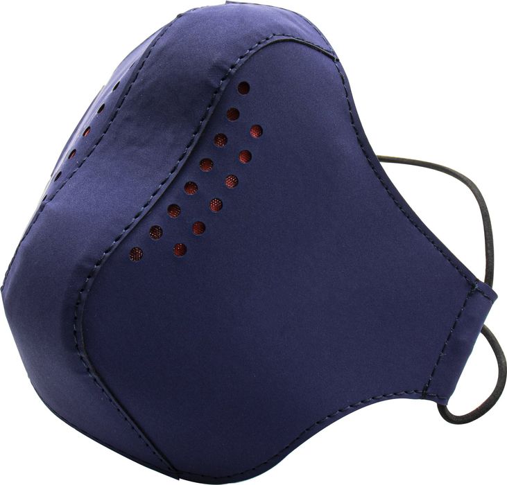 Многоразовая защитная маска для лица Valenta Синяя, ВХ746, Темно-синий
