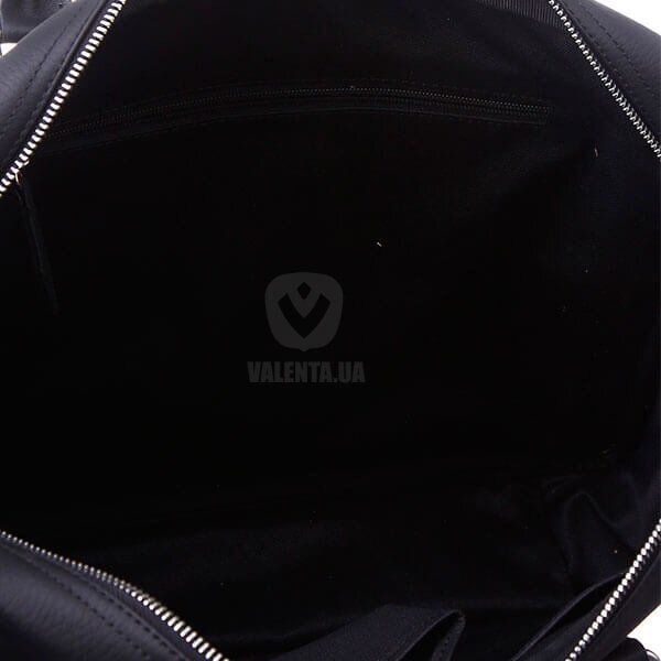 Шкіряна чоловіча ділова сумка ВМ7036 Valenta, Чорний