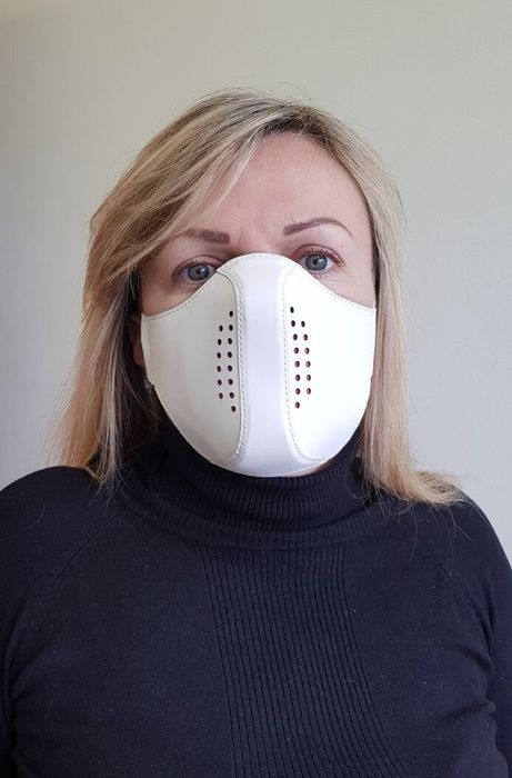 Многоразовая защитная маска для лица Valenta Белая, ВХ7462, Белый