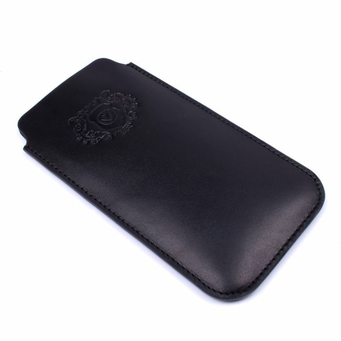 Кожаный чехол карман Valenta для Apple iPhone 6/7/8 Plus, Черный