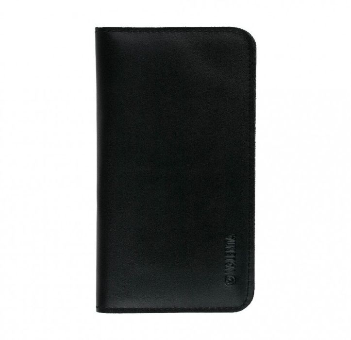 Valenta Leather Wallet Case for Apple iPhone 6/7/8 Plus, The black