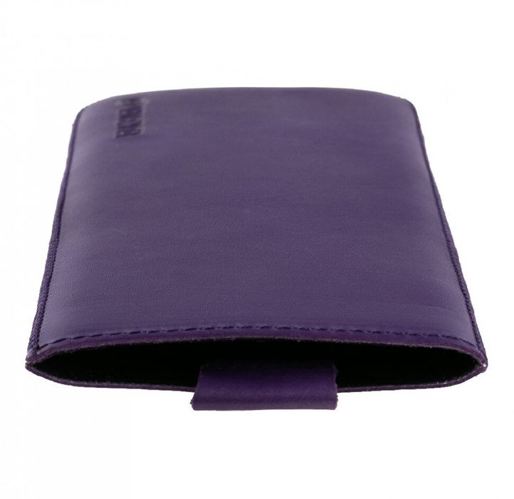 Кожаный чехол-карман Valenta для Samsung Galaxy S8/S9 Фиолетовый