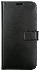 Кожаный чехол-книжка С1294 Valenta для Samsung Galaxy A8 2018 Черный, Черный