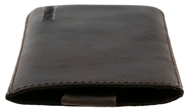 Кожаный чехол-карман для телефонов (163 х 75 х 9 мм) Коричневый, Коричневый