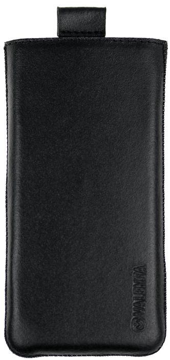Черный чехол-карман Valenta для телефонов (145x72x8 мм), Черный