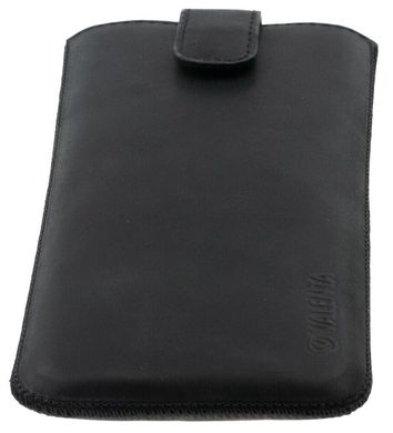 Кожаный чехол-карман Valenta С1009 для Xiaomi Redmi 9 Черный, Черный