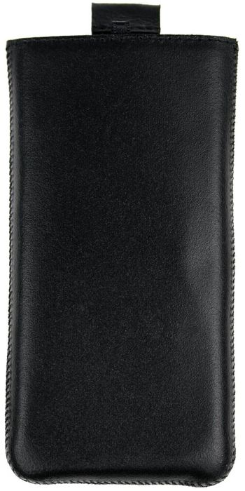 Кожаный чехол-карман Valenta для Samsung Galaxy J6 2018 Черный, Черный
