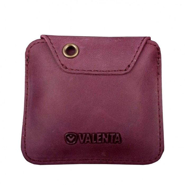Кожаный чехол для наушников Valenta марсала , Н2629, Бордовый