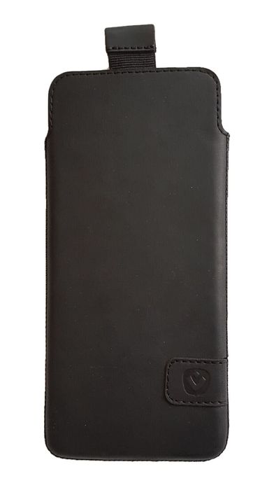 Кожаный чехол-карман Valenta С1347 для Realme 5/5i/6/6i/6s/6 pro Черный