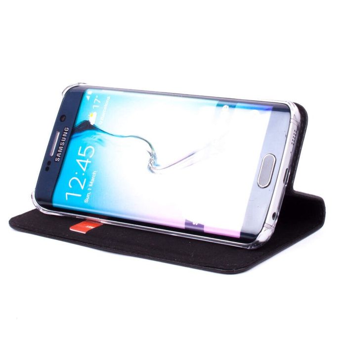 Кожаный чехол-книжка Valenta для Samsung Galaxy S7 Edge