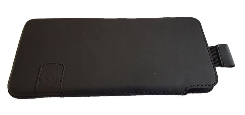 Кожаный чехол-карман Valenta С1347 для Realme 5/5i/6/6i/6s/6 pro Черный