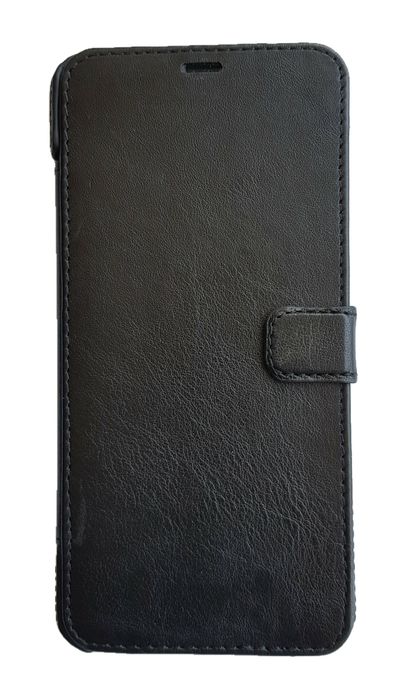 Кожаный черный чехол-книжка Valenta для телефона Xiaomi Redmi 5 Plus, Черный