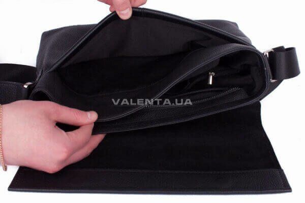 Кожаная мужская сумка ВМ7029 Valenta, Черный