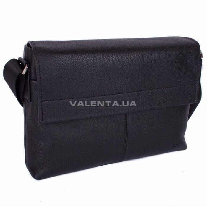 Кожаная мужская сумка Valenta, The black
