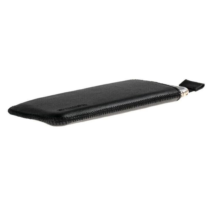 Кожаный чехол-карман VALENTA для смартфона Xiaomi Redmi Note 7, Черный