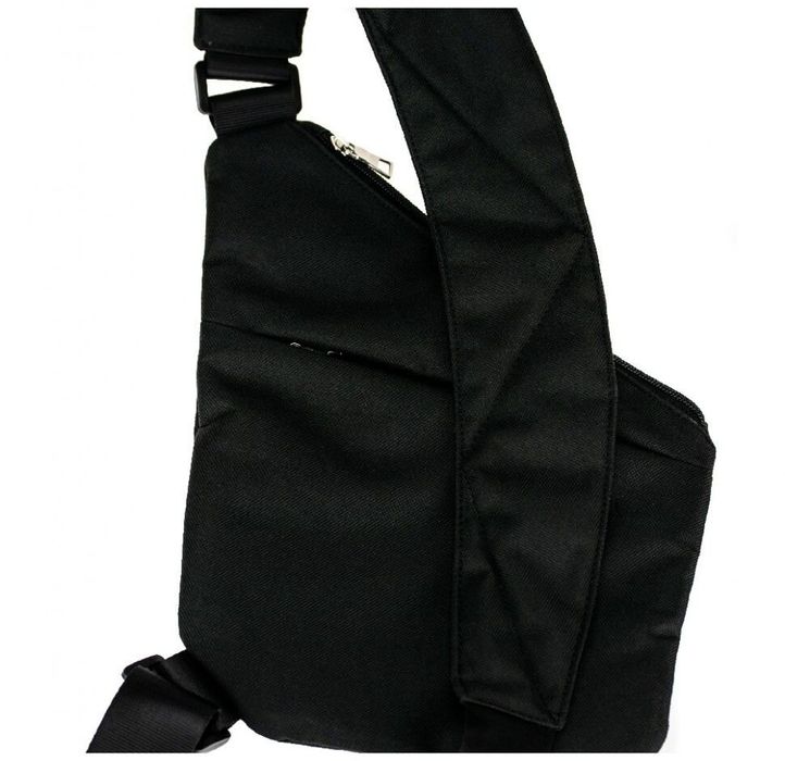Черная мужская сумка через плечо С1425 Valenta Ткань, Черный