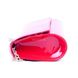 Women's leather clutch on the shoulder red patent