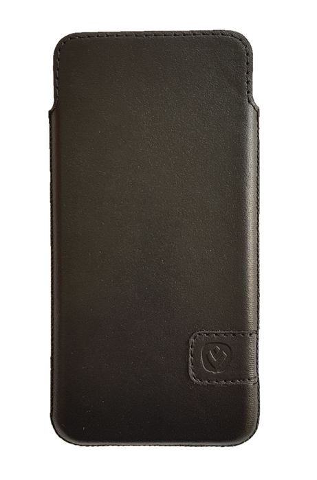 Кожаный чехол-карман Valenta С1347 для iPhone 6 Plus/7Plus/8Plus Черный
