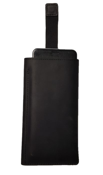 Кожаный чехол-кошелек 1301iP7p Valenta для iPhone 6/6S Plus Черный
