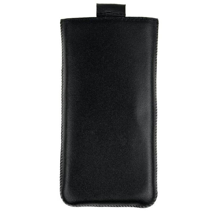 Шкіряний чохол-кишеня VALENTA для телефону Huawei Y5p 2020, Чорний
