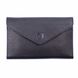 Шкіряний чоловічий чорний гаманець-органайзер Envelope