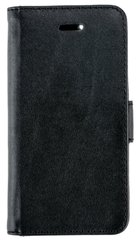 Кожаный чехол-книжка Valenta для Apple iPhone 5/5s/ iPhone SE с накладкой и подставкой, The black