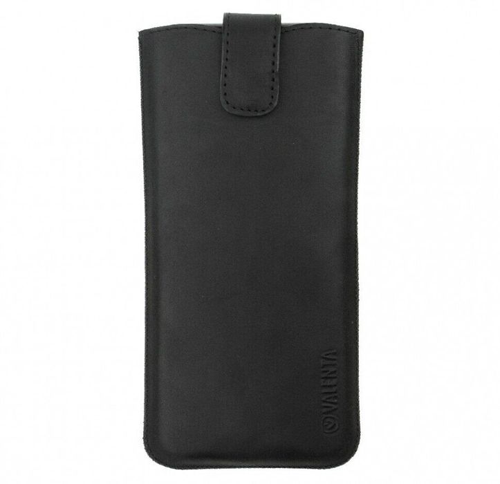 Кожаный чехол-карман Valenta C1009 для Samsung Galaxy S21 FE 5G Черный