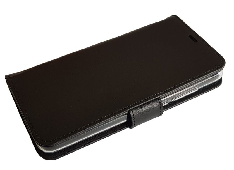 Шкіряний чорний чохол-книжка Valenta для Xiaomi Redmi 7A, Чорний
