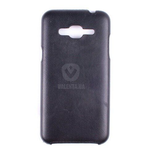 Шкіряний чохол-накладка Valenta для телефону Samsung Galaxy J5 (2016) J510H / DS, Чорний