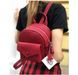 Женская кожаная сумка-рюкзак Valenta Красный