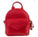 Valenta Women's Leather Backpack Bag Red