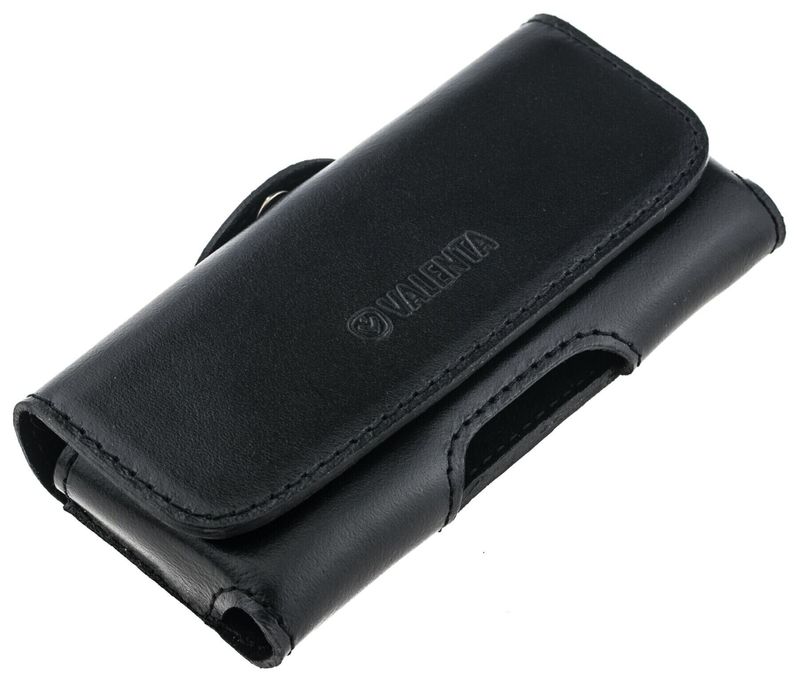 Кожаный чехол на пояс Valenta 570L для Philips Xenium E580, Черный