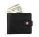Black leather men's wallet Valenta Minor