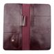 Дорожный бордовый кожаный органайзер для документов Valenta, ХР593321, Бордовый