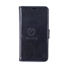 Кожаный чехол-книжка Valenta для Samsung Galaxy S6 с накладкой, Черный