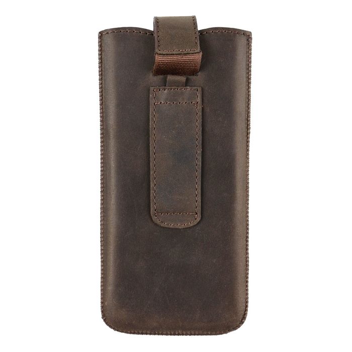 Кожаный чехол-карман Valenta C1009 для iPhone 6/7/8 Plus Темно-коричневый, Коричневый