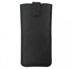 Кожаный чехол-карман Valenta C1009 для Samsung Galaxy A02s Черный