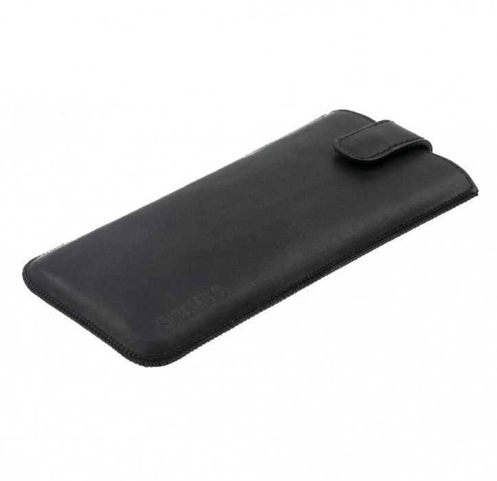 Универсальный кожаный чехол-карман для Samsung Galaxy S8Plus/S9Plus Черный, Черный