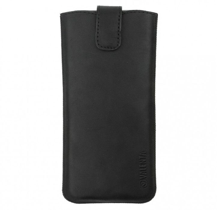 Универсальный кожаный чехол-карман для Samsung Galaxy S8Plus/S9Plus Черный, Черный
